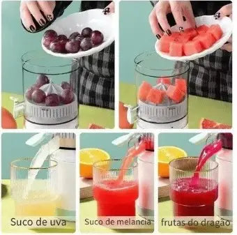 Extractor de frutas moderno, ideal para extraer jugos frescos y nutrientes de frutas y verduras de JMarquet